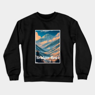 Bridger Bowl ski Montana USA Crewneck Sweatshirt